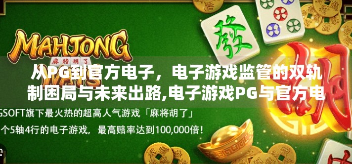 从PG到官方电子,电子游戏监管的双轨制困局与未来出路,电子游戏PG与官方电子的关系深度剖析 从PG到官方电子,电子游戏监管的双轨制困局与未来出路,电子游戏PG与官方电子的关系深度剖析