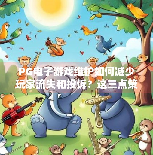 PG电子游戏维护如何减少玩家流失和投诉?这三点策略值得所有运营商深思!PG电子游戏维护如何减少玩家流失和投诉 PG电子游戏维护如何减少玩家流失和投诉?这三点策略值得所有运营商深思!PG电子游戏维护如何减少玩家流失和投诉